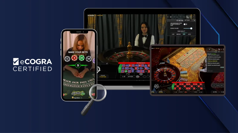 eCOGRA logo representing online casino testing and certification