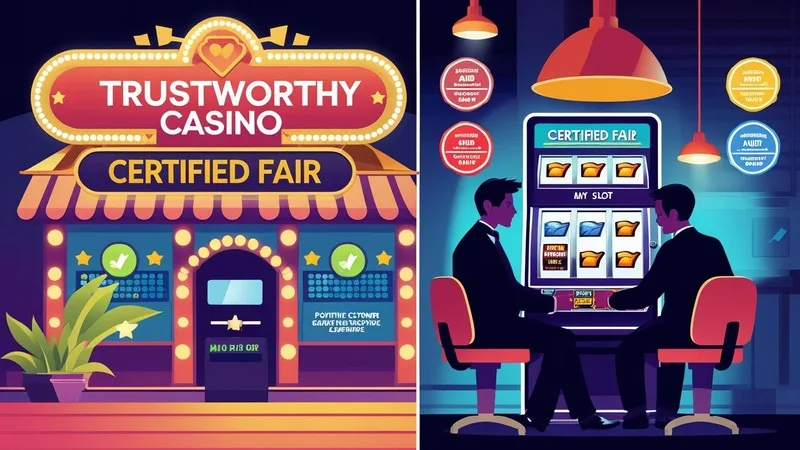 Illustration showing two paths: fair certified algorithms vs rigged or manipulated systems, with players questioning game outcomes"